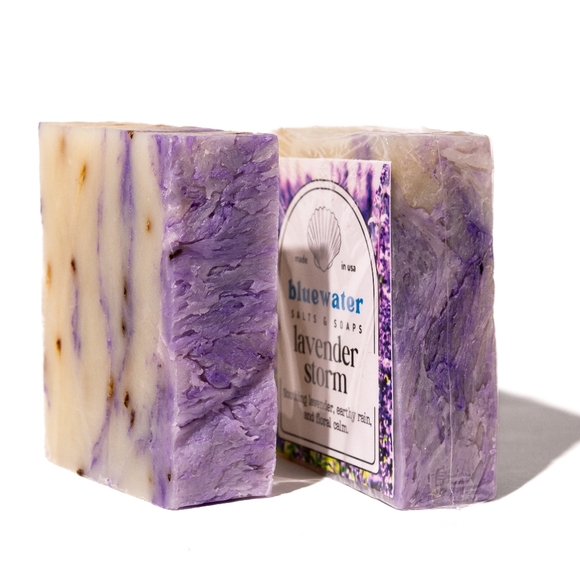 (1 body Bar) LAVENDER STORM COLD PROCESS HANDMADE SOAP🫧🧼🫧 - Picture 5 of 6